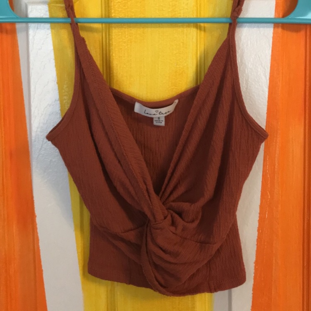 twist-front cute cami (scroll to see on person)